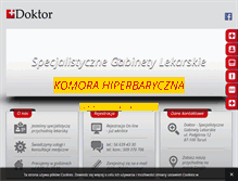 Tablet Screenshot of doktor.net.pl